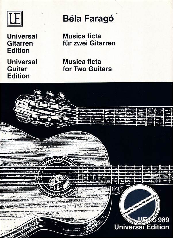 Titelbild für UE 18989 - MUSICA FICTA
