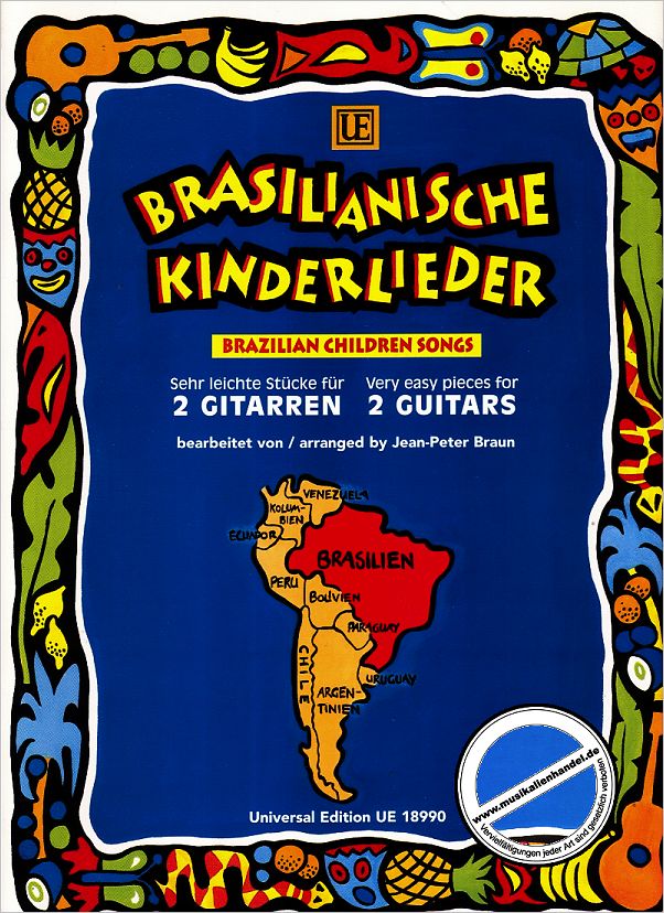 Titelbild für UE 18990 - BRASILIANISCHE KINDERLIEDER