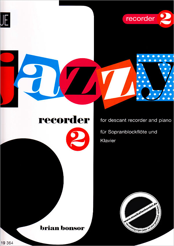 Titelbild für UE 19364 - JAZZY RECORDER 2