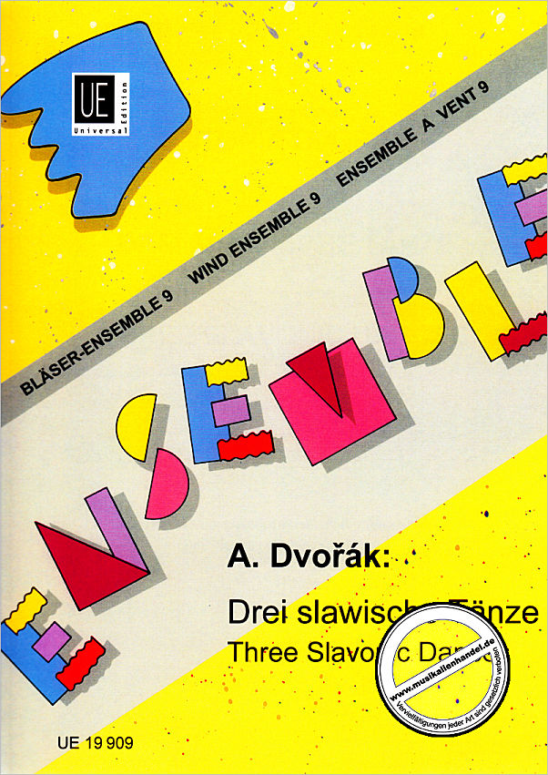 Titelbild für UE 19909 - 3 SLAWISCHE TAENZE