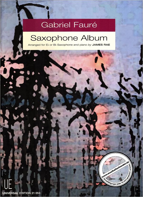 Titelbild für UE 21053 - SAXOPHONE ALBUM