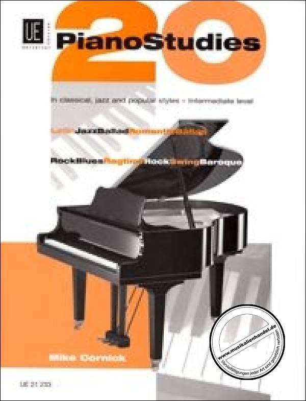 Titelbild für UE 21233 - 20 PIANO STUDIES