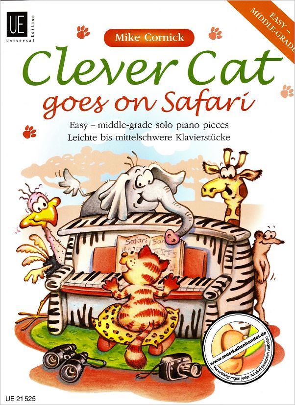 Titelbild für UE 21525 - CLEVER CAT GOES ON SAFARI
