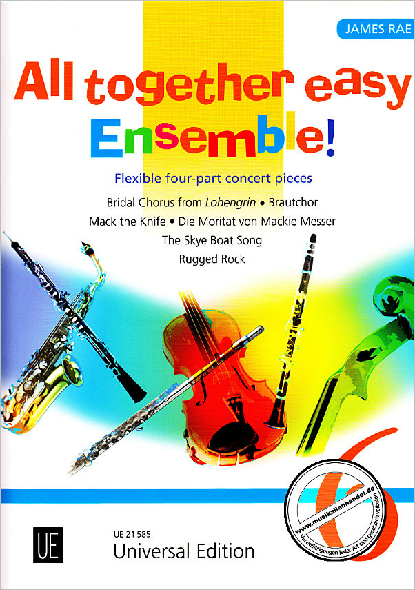 Titelbild für UE 21585 - All together easy ensemble 6