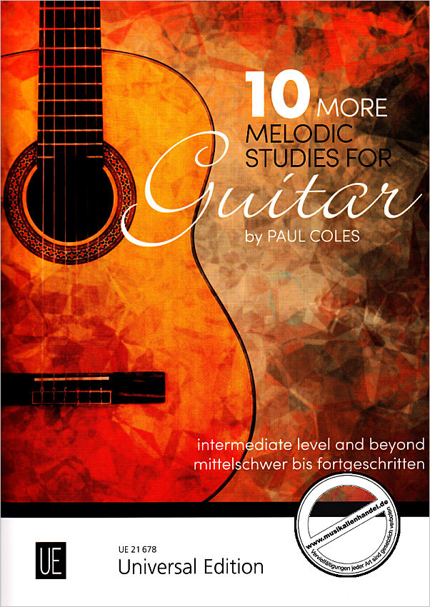 Titelbild für UE 21678 - 10 more melodic studies