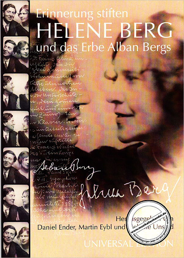 Titelbild für UE 26335 - Helene Berg und das Erbe Alban Bergs | Erinnerung stiften