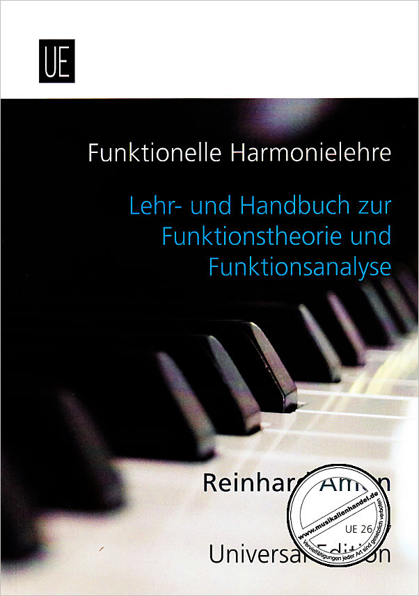 Titelbild für UE 26337 - Funktionelle Harmonielehre