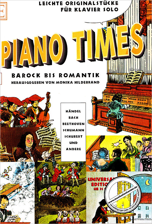 Titelbild für UE 31152 - PIANO TIMES 1 - BAROCK BIS ROMANTIK