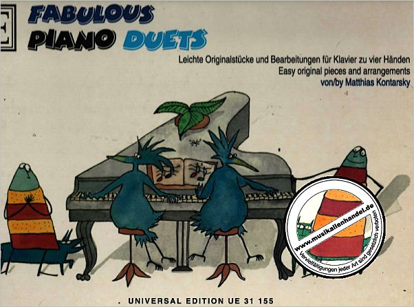 Titelbild für UE 31155 - FABULOUS PIANO DUETS
