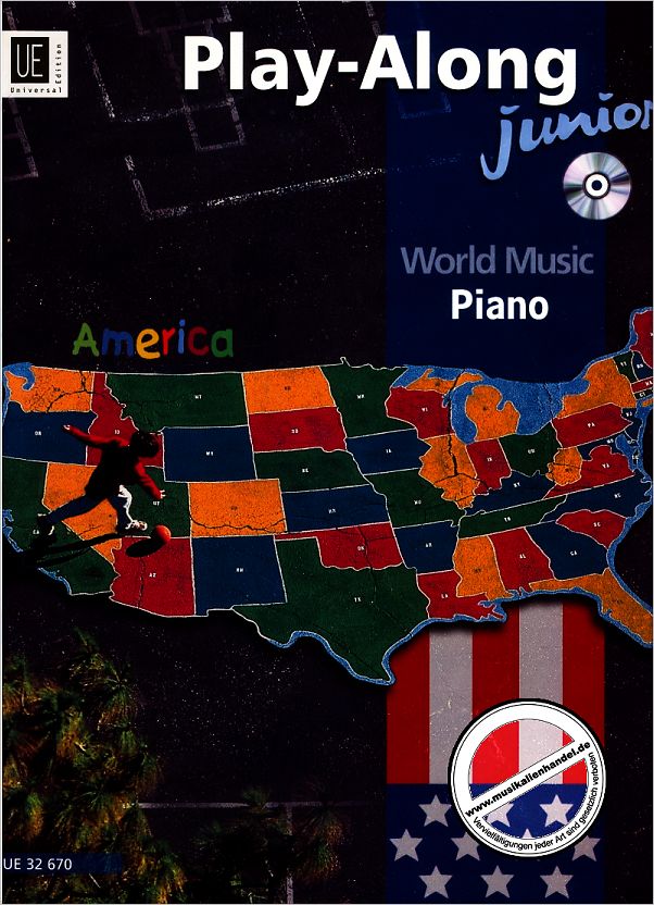 Titelbild für UE 32670 - WORLD MUSIC JUNIOR - AMERICA