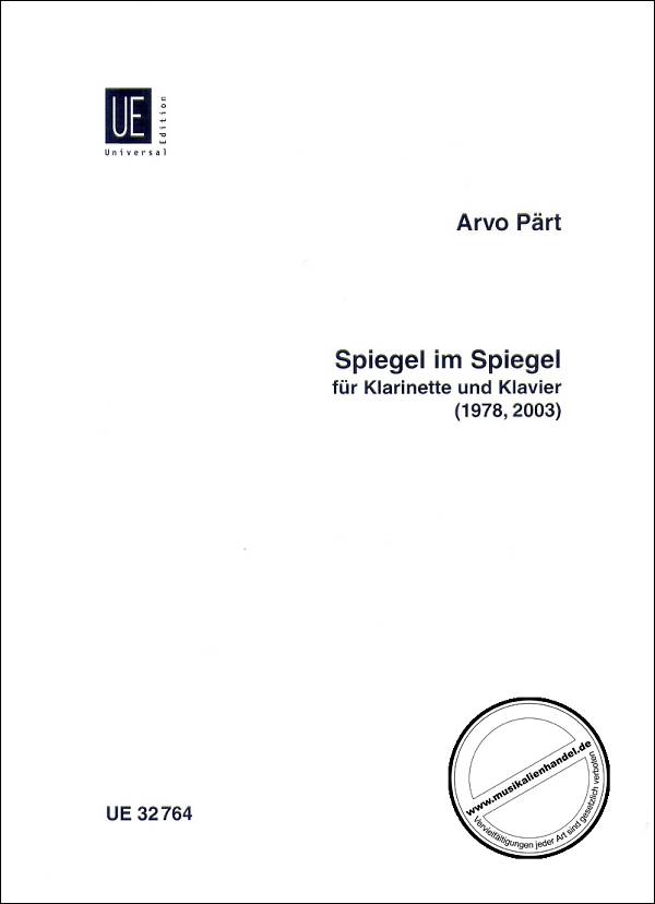 Titelbild für UE 32764 - SPIEGEL IM SPIEGEL (1978/2003)