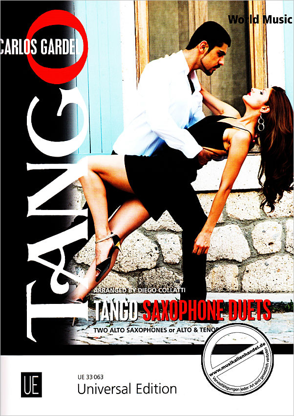 Titelbild für UE 33063 - Tango saxophone duets