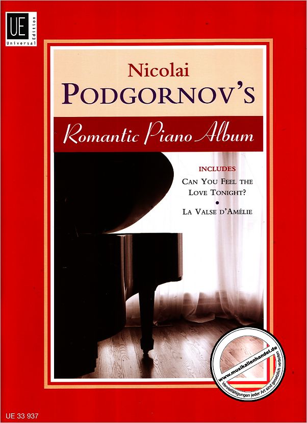 Titelbild für UE 33937 - ROMANTIC PIANO ALBUM
