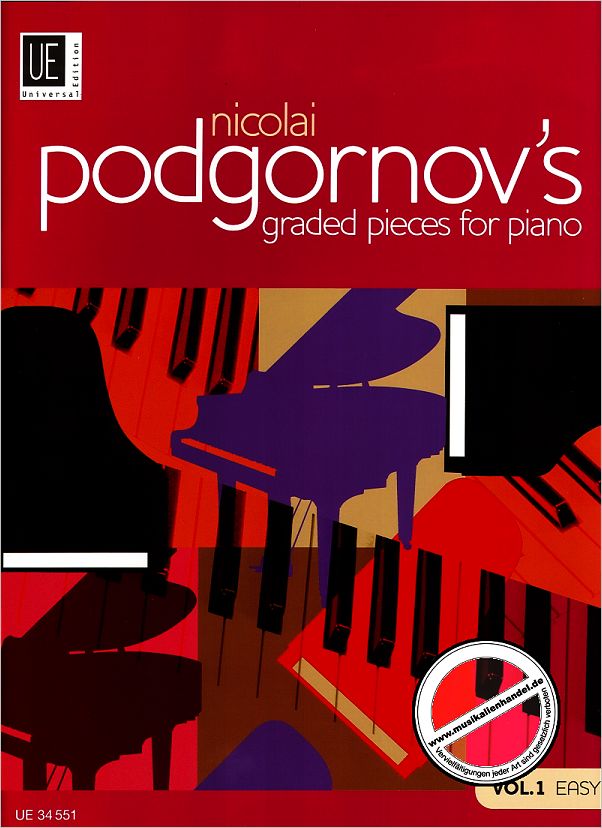 Titelbild für UE 34551 - GRADED PIECES FOR PIANO 1