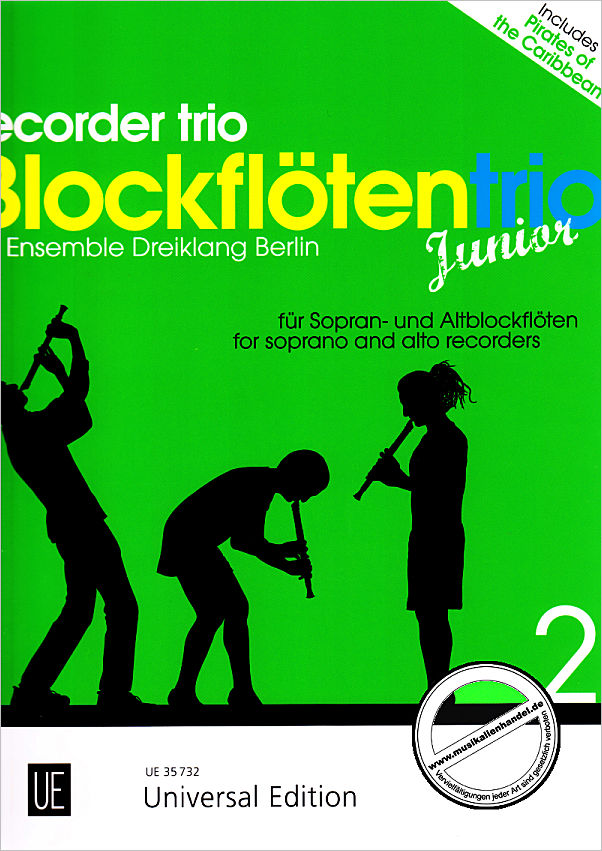 Titelbild für UE 35732 - BLOCKFLOETEN TRIO JUNIOR 2