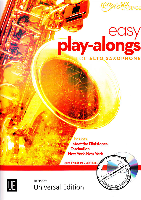 Titelbild für UE 36007 - Easy play alongs for Saxophone