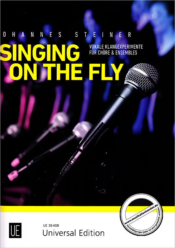 Titelbild für UE 36408 - Singing on the fly | Vokale Klangexperimente für Chöre + Ensembles