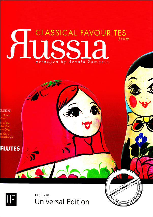 Titelbild für UE 36728 - CLASSICAL FAVOURITES FROM RUSSIA