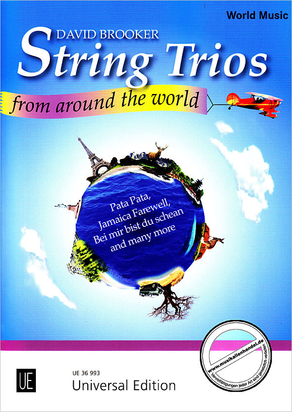 Titelbild für UE 36993 - STRING TRIOS FROM AROUND THE WORLD