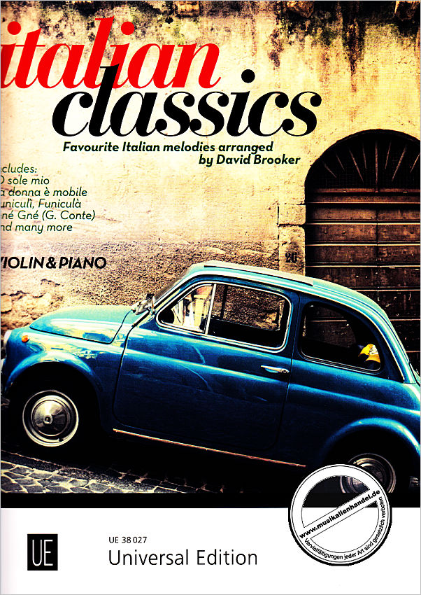 Titelbild für UE 38027 - Italian classics