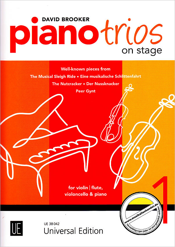 Titelbild für UE 38042 - Piano trios on Stage