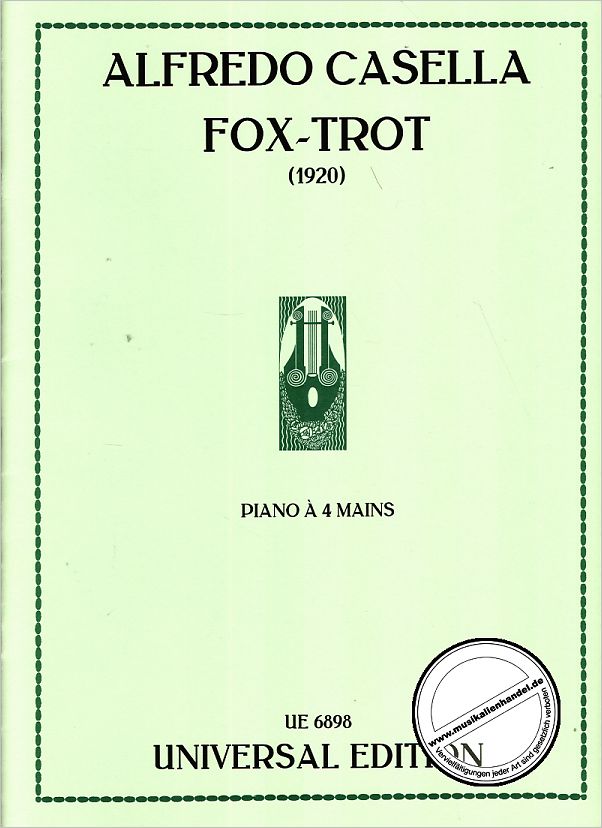 Titelbild für UE 6898 - FOX TROT 1920