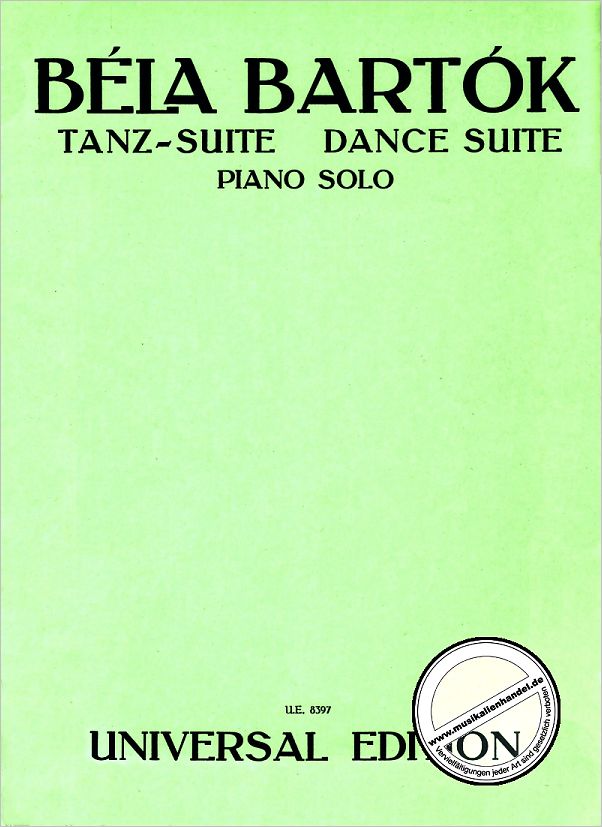 Titelbild für UE 8397 - TANZ SUITE