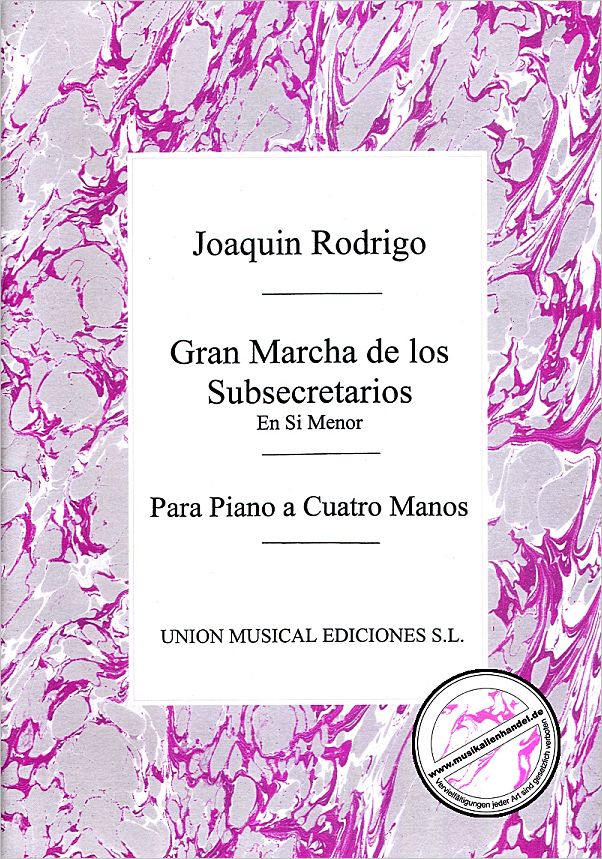 Titelbild für UMP 19777 - GRAN MARCHA DE LOS SUBSECRETARIOS