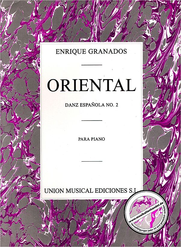 Titelbild für UMP 70910 - ORIENTAL (DANZA ESPANOLA 2)