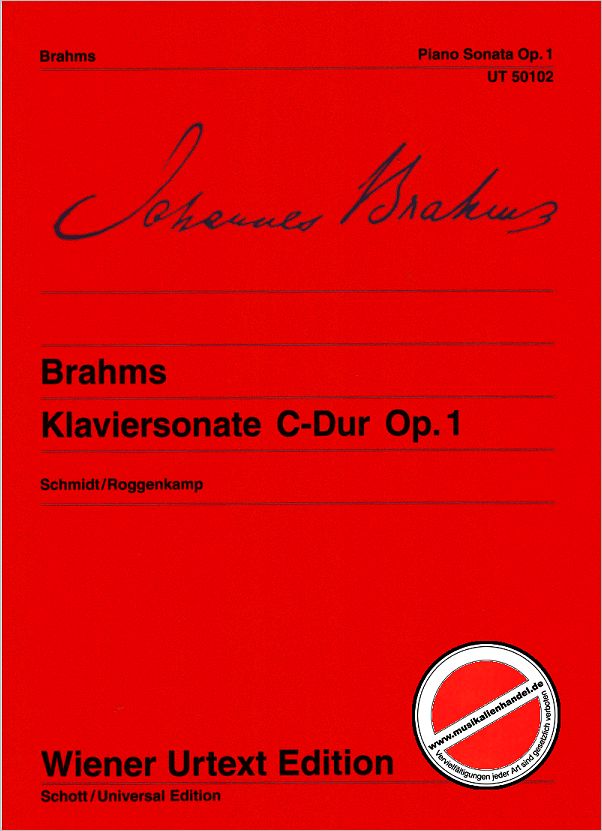 Titelbild für UT 50102 - SONATE C-DUR OP 1
