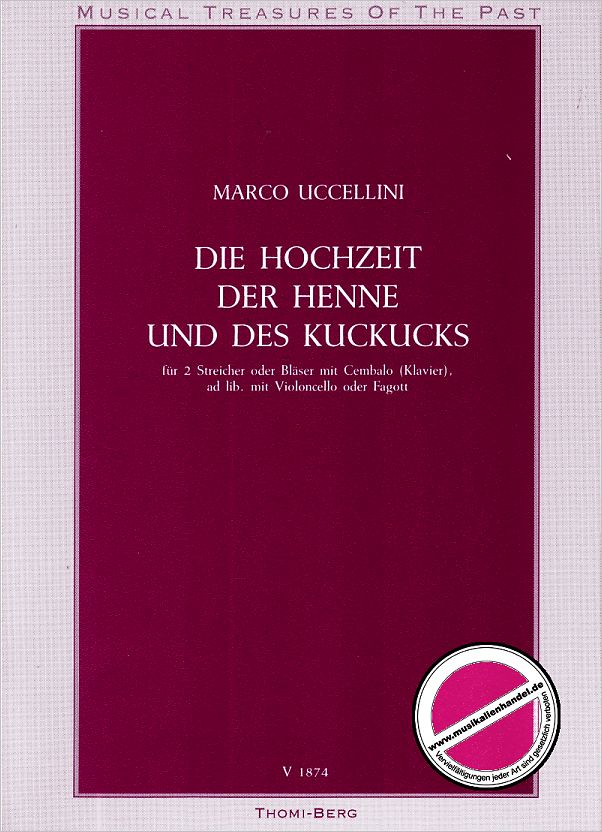 Titelbild für V 1874 - DIE HOCHZEIT DER HENNE + DES KUCKUCKS