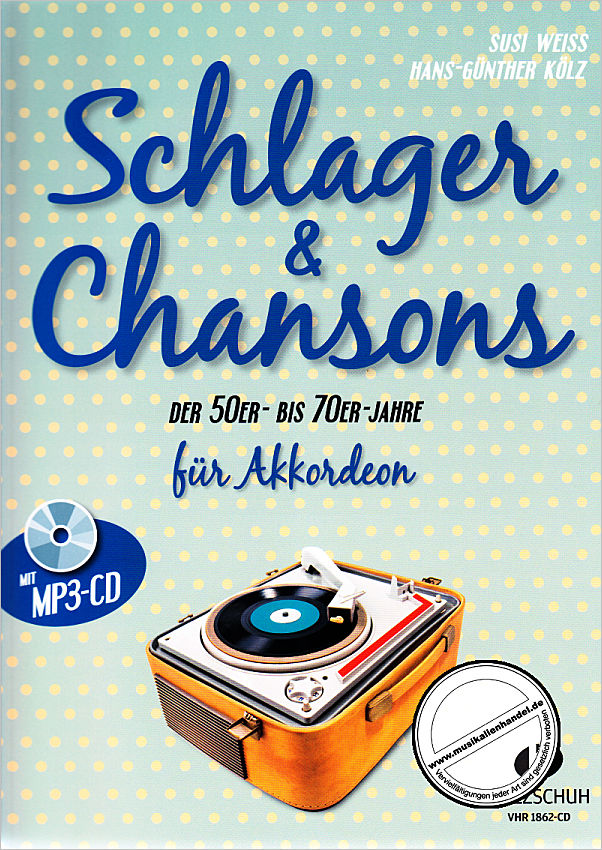 Titelbild für VHR 1862-CD - SCHLAGER + CHANSONS DER 50ER BIS 70ER JAHRE