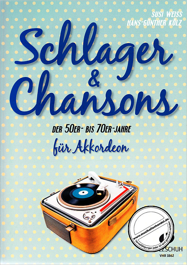 Titelbild für VHR 1862 - SCHLAGER + CHANSONS DER 50ER BIS 70ER JAHRE