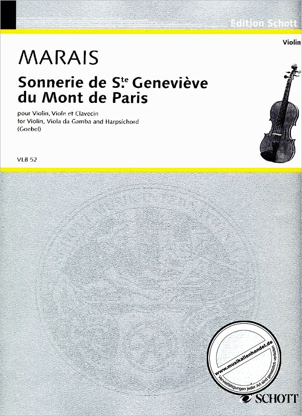 Titelbild für VLB 52 - SONNERIE DE ST GENEVIEVE DU MONT DE PARIS