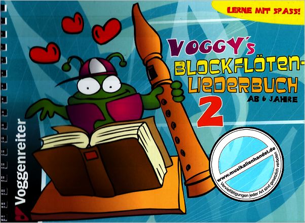 Titelbild für VOGG 0591-4 - VOGGY'S BLOCKFLOETENLIEDERBUCH 2
