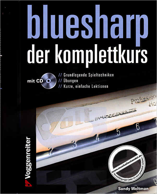 Titelbild für VOGG 0979-0 - BLUES HARP - DER KOMPLETTKURS