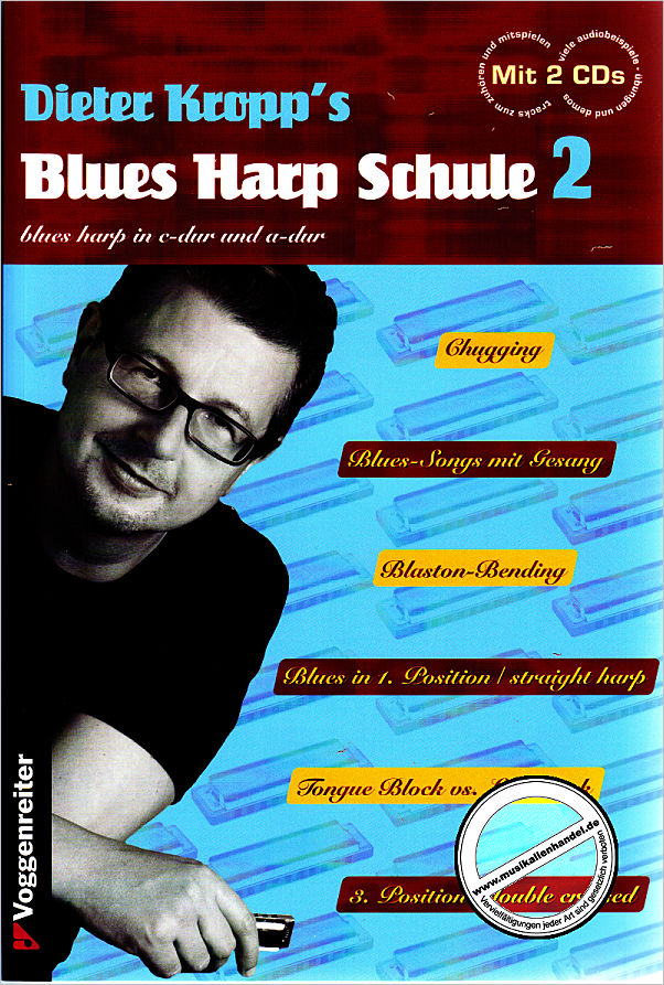 Titelbild für VOGG 1029-1 - BLUES HARP SCHULE 2