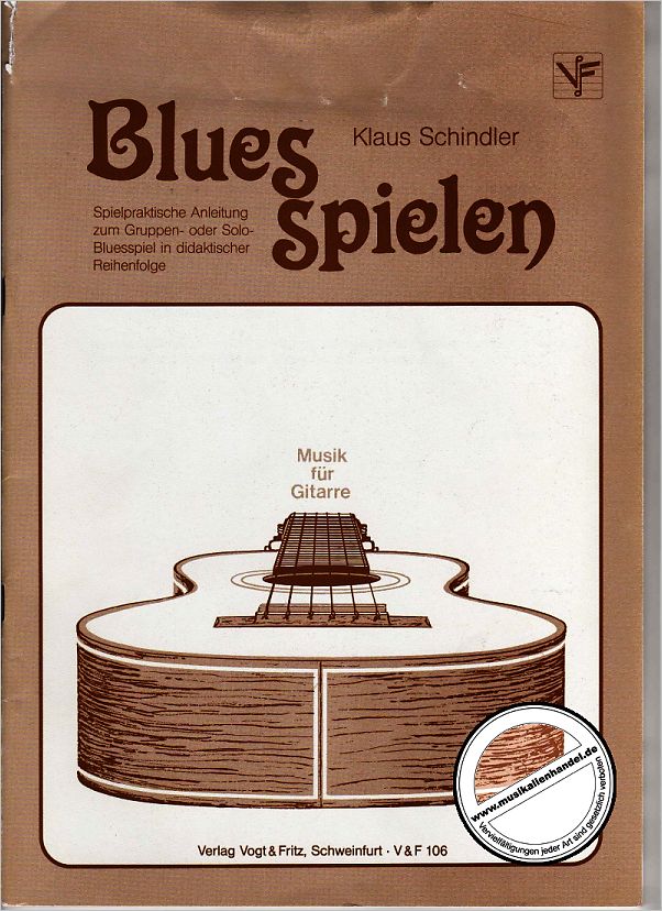 Titelbild für VOGT 106 - BLUES SPIELEN