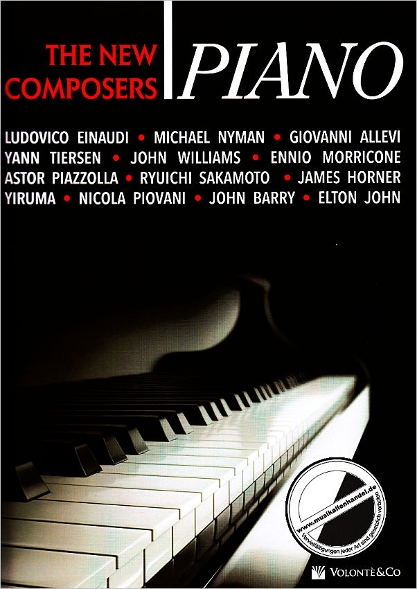 Titelbild für VOLONTE -MB643 - THE NEW COMPOSERS - PIANO