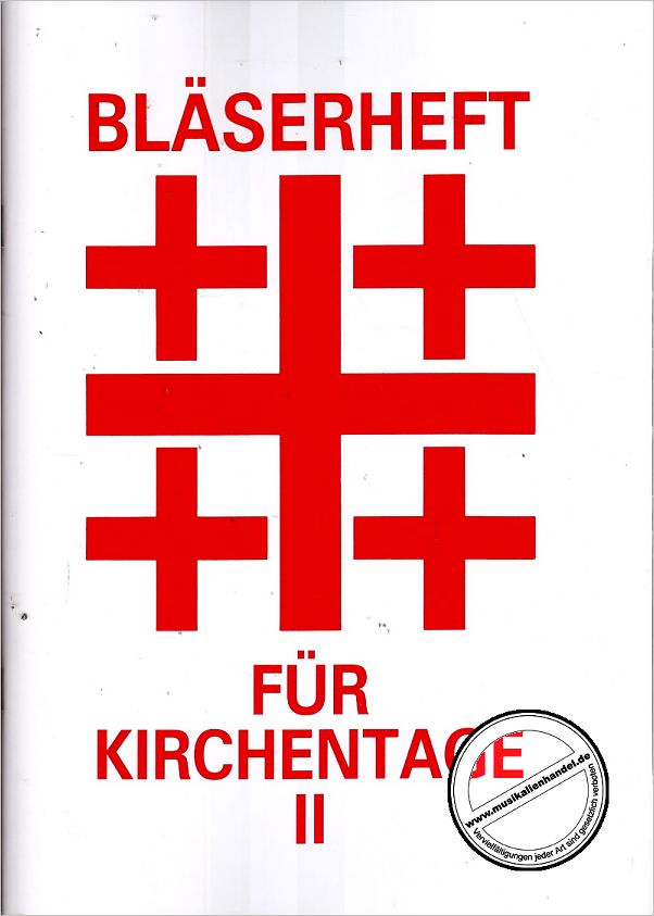 Titelbild für VS 2105 - BLAESERHEFT 2 FUER KIRCHENTAGE