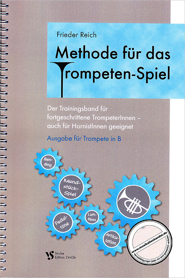 Titelbild für VS 2443B - METHODE FUER DAS TROMPETEN SPIEL
