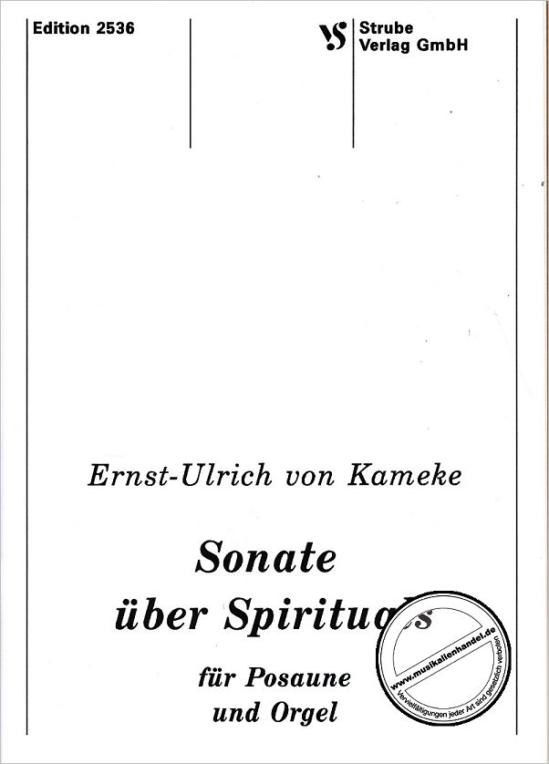 Titelbild für VS 2536 - SONATE UEBER SPIRITUALS