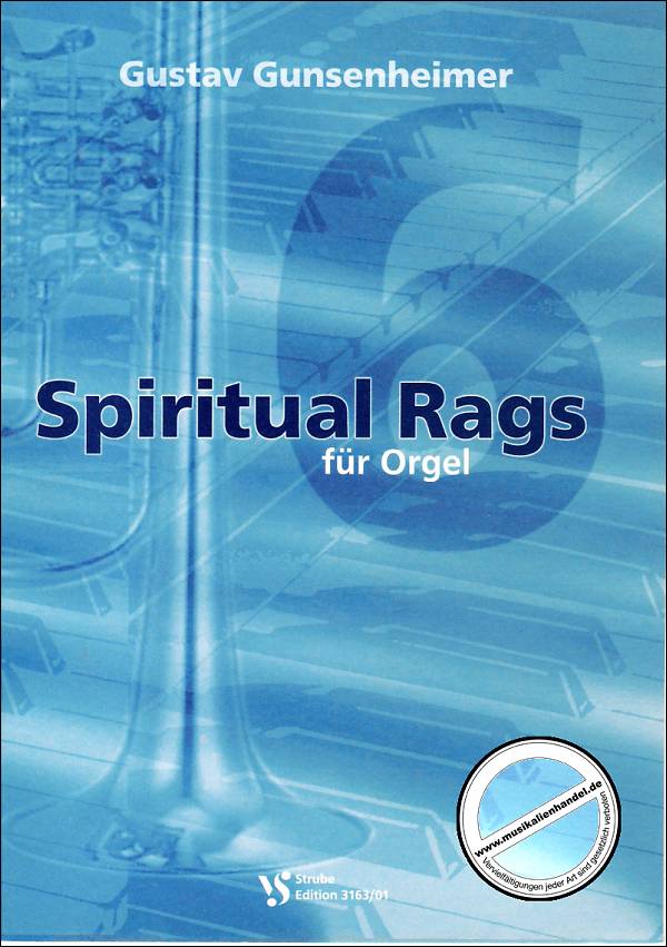 Titelbild für VS 3163-01 - SPIRITUAL RAGS FUER ORGEL