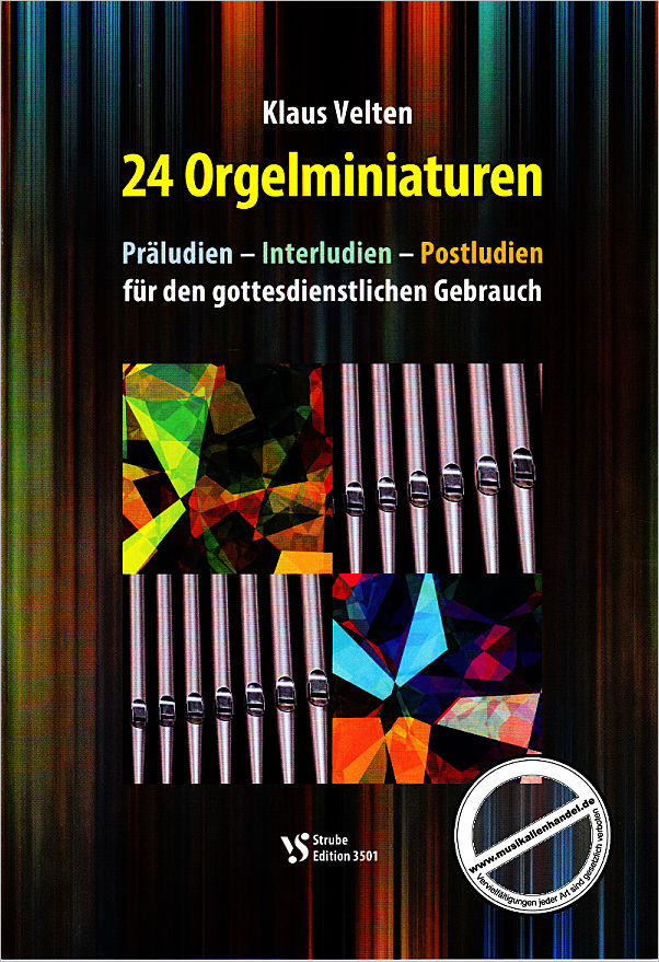 Titelbild für VS 3501 - 24 Orgelminiaturen