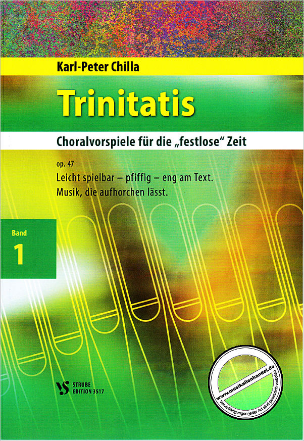 Titelbild für VS 3517 - Trinitatis op 47 | Choralvorspiele für die festlose Zeit