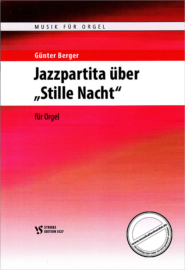 Titelbild für VS 3527 - Jazzpartita über Stille Nacht