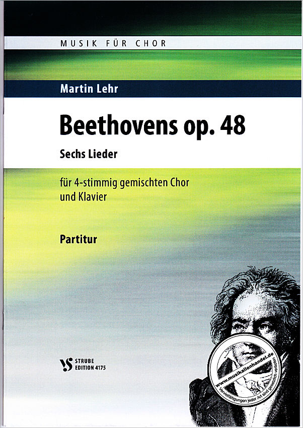 Titelbild für VS 4175 - Beethovens op 48 | 6 Lieder