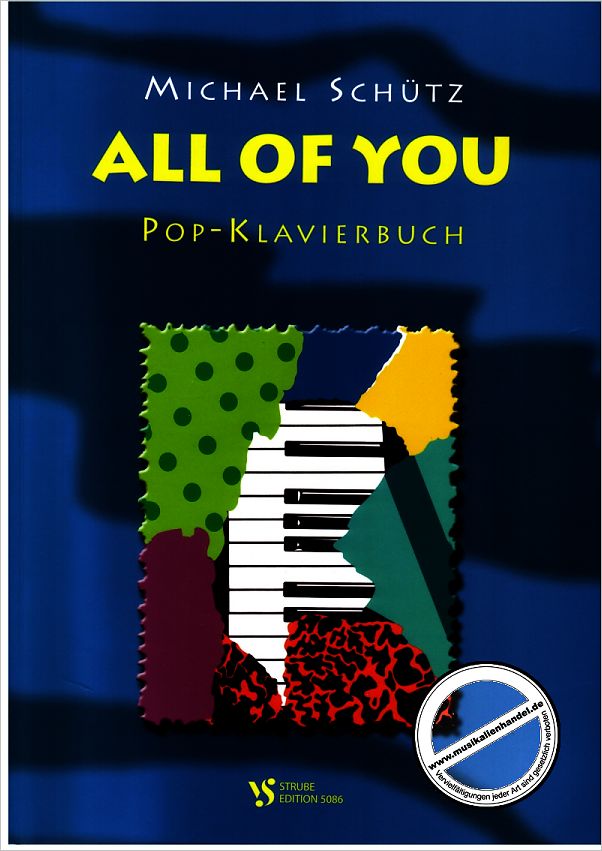 Titelbild für VS 5086 - ALL OF YOU - POP KLAVIERBUCH