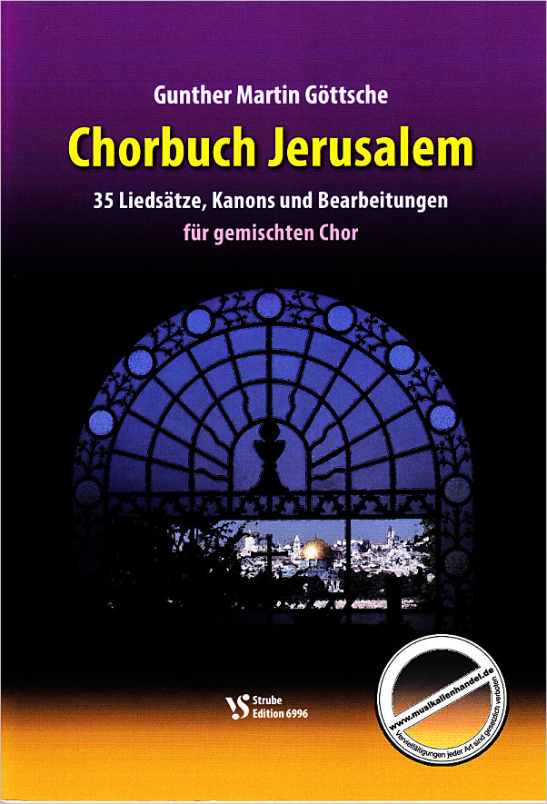 Titelbild für VS 6996 - Chorbuch Jerusalem