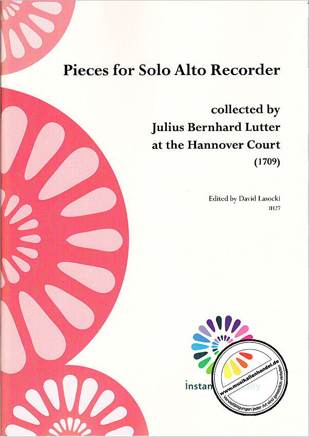 Titelbild für WALHALL -IH27 - Pieces for solo alto recorder | Stücke für Solo Altblockflöte